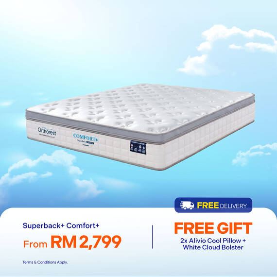 [New Launch] Orthorest SuperBack Comfort+ Mattress